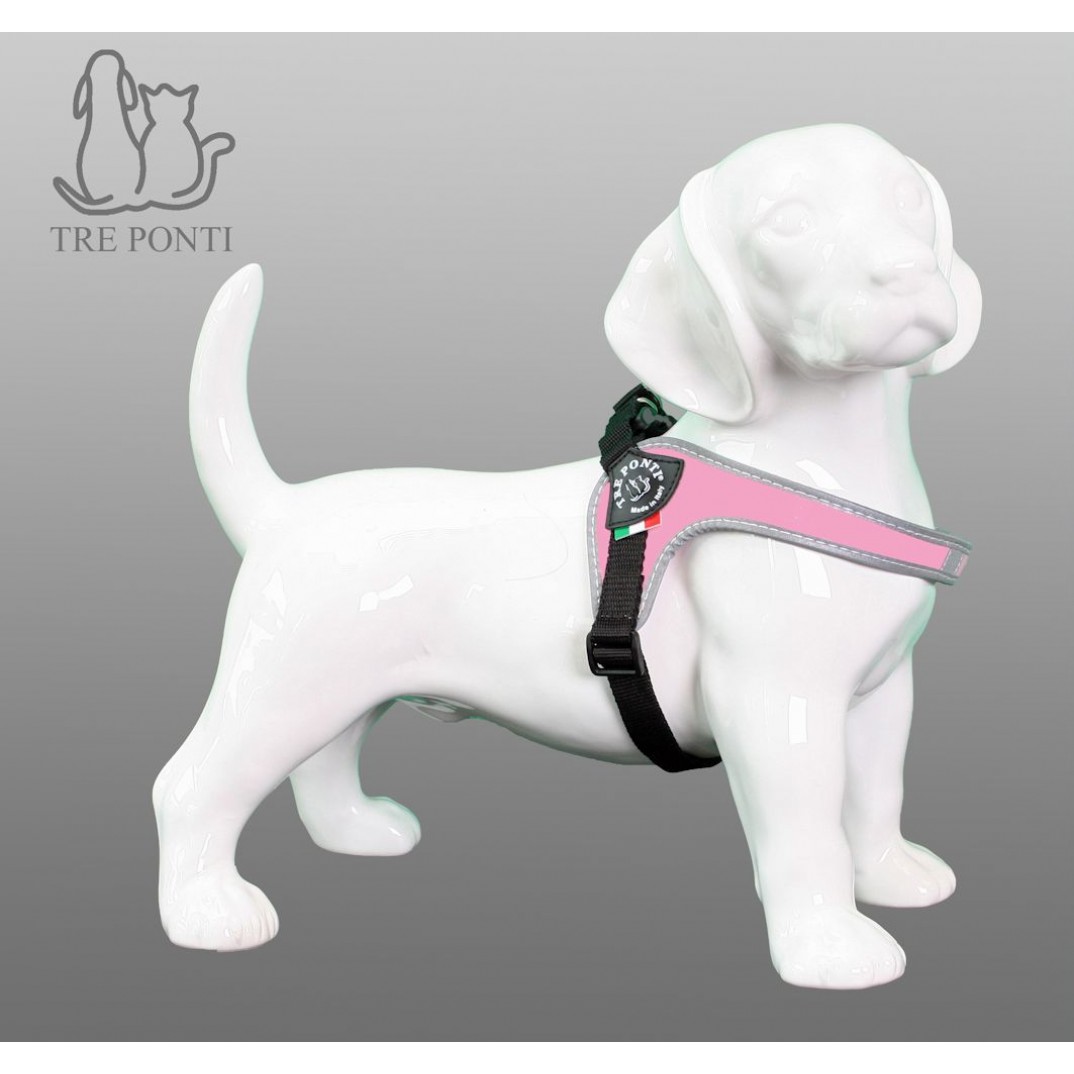 Tre Ponti Fibbia verstelbaar reflective roze