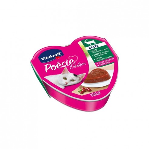 Vitakraft Poesie Creation - Wild Cranberrie in Gelei doos 15 stuks