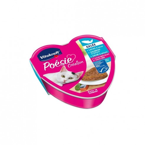 Vitakraft Poesie Creation Zalm Spinazie in Gelei