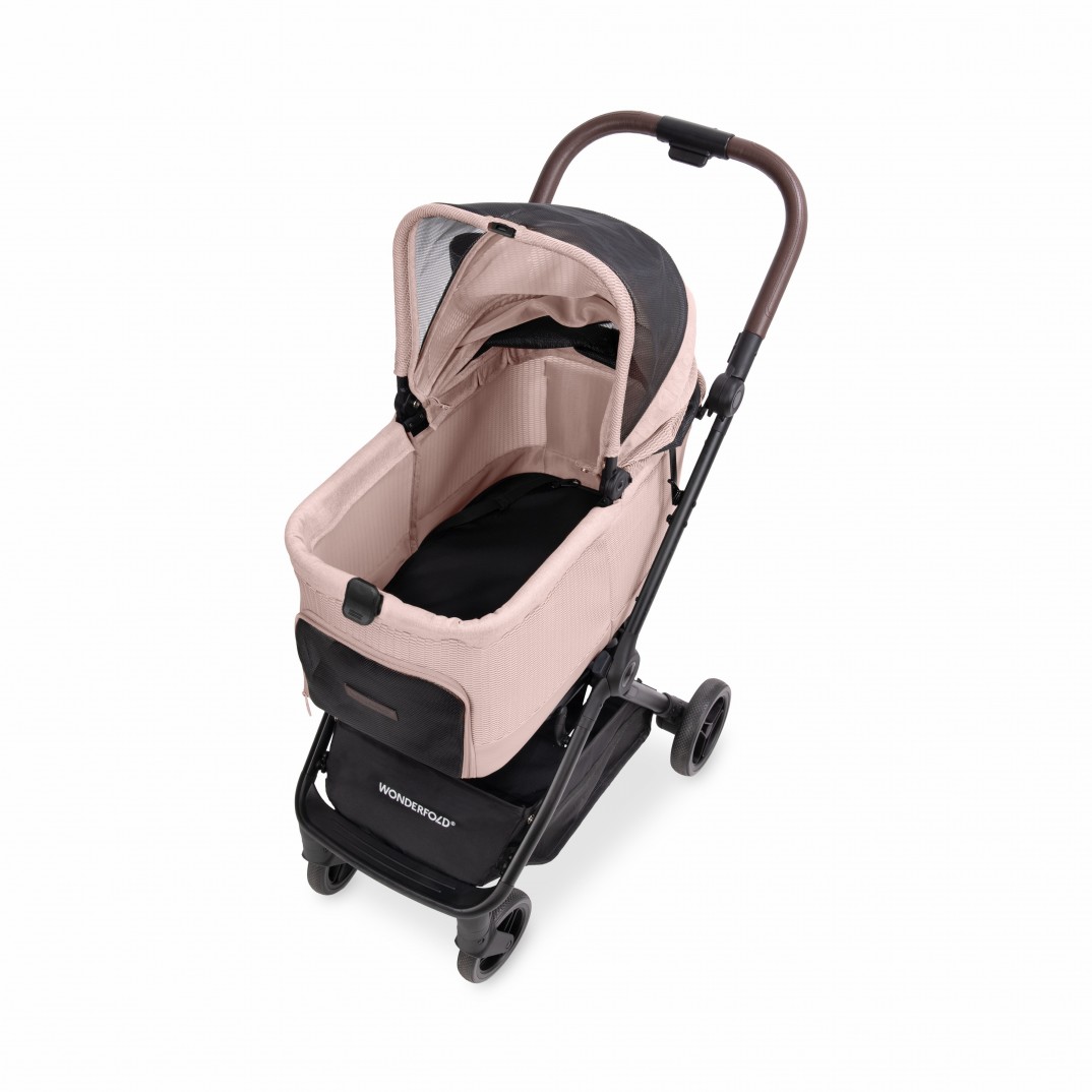 WonderFold Bella Dierenbuggy WonderFold Bella dierenbuggy voor honden en katten met comfortabel en veilig ontwerp