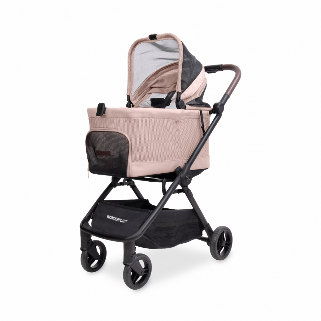 WonderFold Bella Dierenbuggy WonderFold Bella dierenbuggy voor honden en katten met comfortabel en veilig ontwerp
