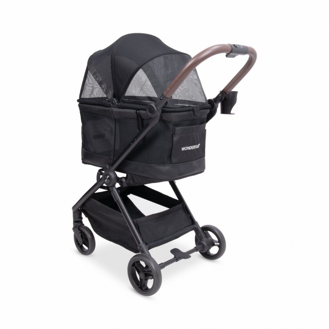WonderFold Bella Dierenbuggy WonderFold Bella dierenbuggy voor honden en katten met comfortabel en veilig ontwerp